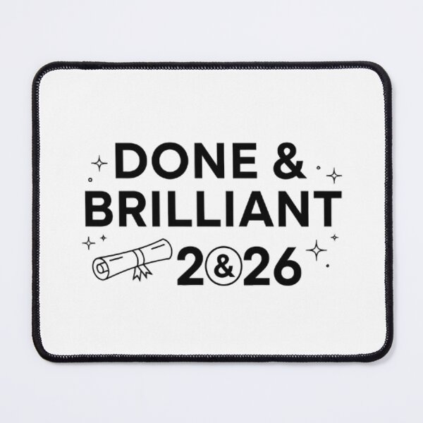 Item preview, Done And Brilliant 2026 designed and sold by pumsquare.