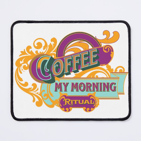 Item preview, Coffee My Morning Ritual Funny Coffee Lover Gift designed and sold by TreeDoPrints.