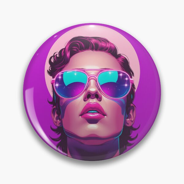 Item preview, Neon Retro 80s – Design 03 Retro 80s Neon Pop Art Woman designed and sold by NK-Studios .