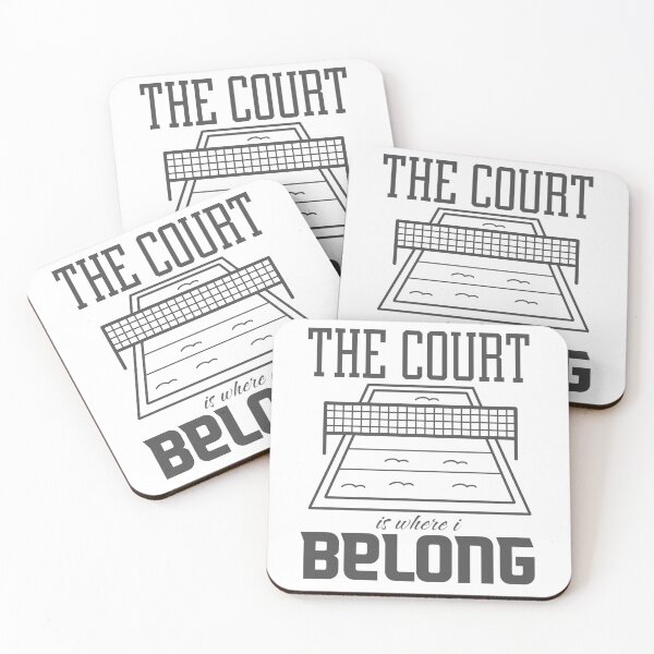 Item preview, The Court Is Where I Belong - Tennis Court Sports Graphic designed and sold by Abaseen.