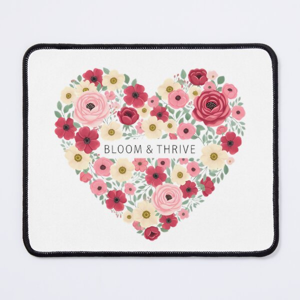 Item preview, Floral Heart Bloom designed and sold by pumsquare.