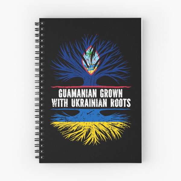 Item preview, Guamanian Grown with Ukrainian Roots Flag designed and sold by CosmoKitsch.