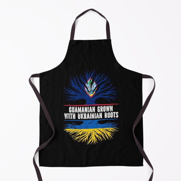 Item preview, Guamanian Grown with Ukrainian Roots Flag designed and sold by CosmoKitsch.