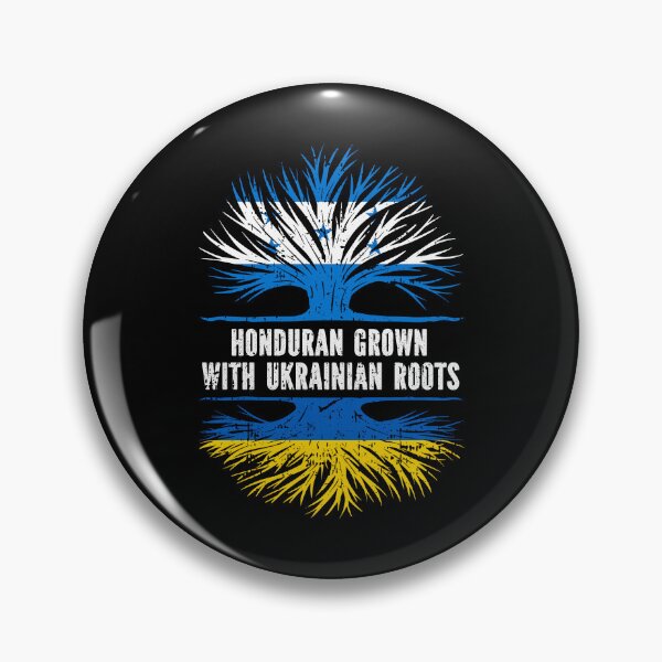 Item preview, Honduran Grown with Ukrainian Roots Flag designed and sold by CosmoKitsch.