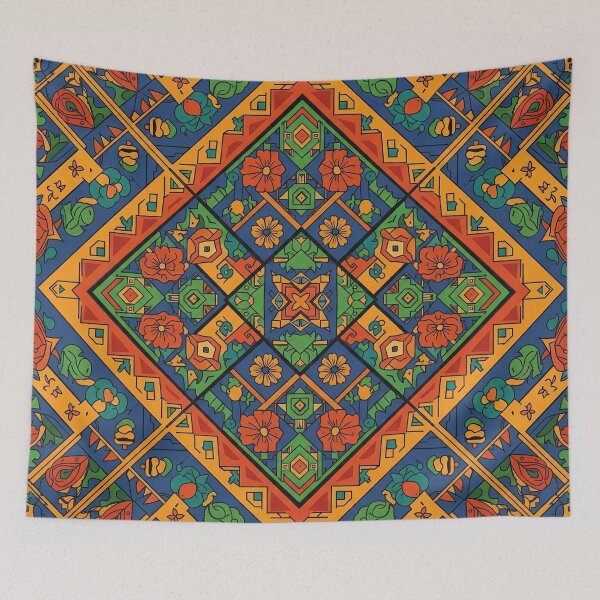 Item preview, Moroccan Andalusian Floral Geometric Pattern – Traditional Islamic Art Design designed and sold by BrainCurves.