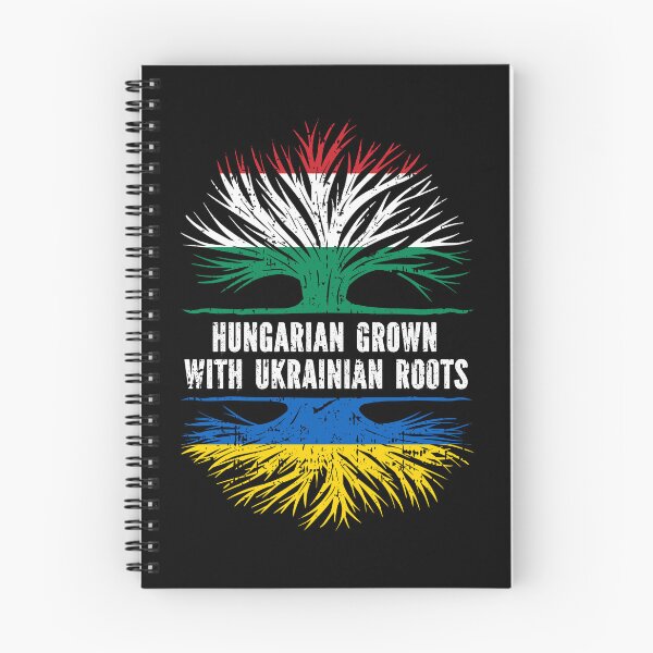 Item preview, Hungarian Grown with Ukrainian Roots Flag designed and sold by CosmoKitsch.