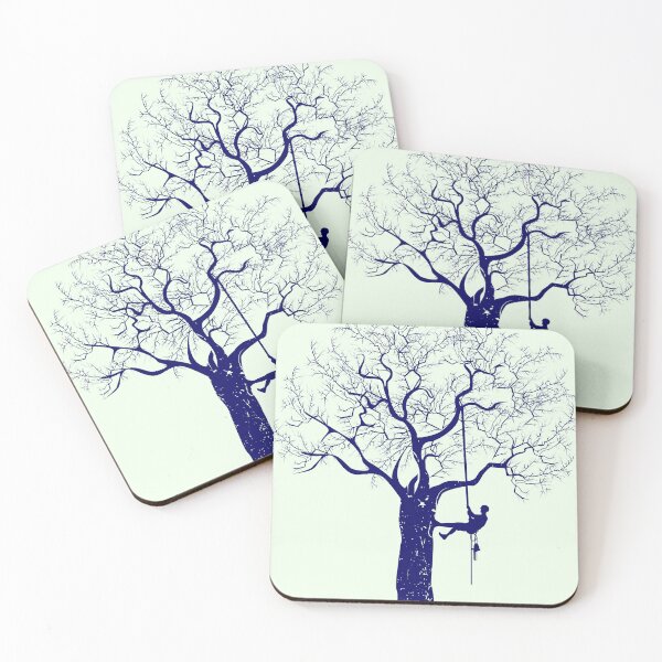 Item preview, Tree with a climber hand drawn illustration designed and sold by nesgalina.