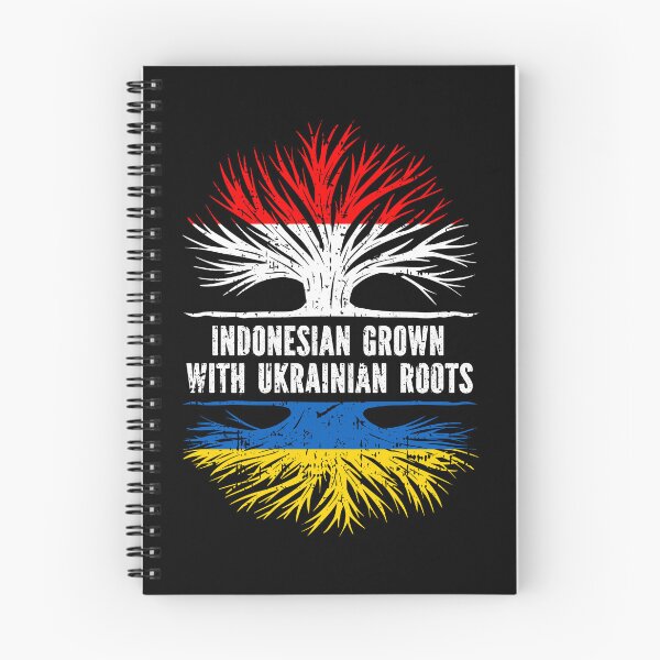 Item preview, Indonesian Grown with Ukrainian Roots Flag designed and sold by CosmoKitsch.