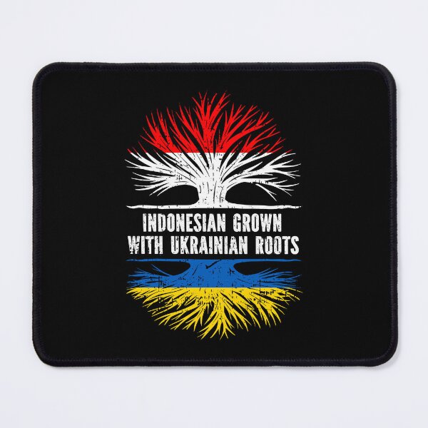 Artikelvorschau, Indonesische Flagge mit ukrainischen Wurzeln entworfen und verkauft von CosmoKitsch.