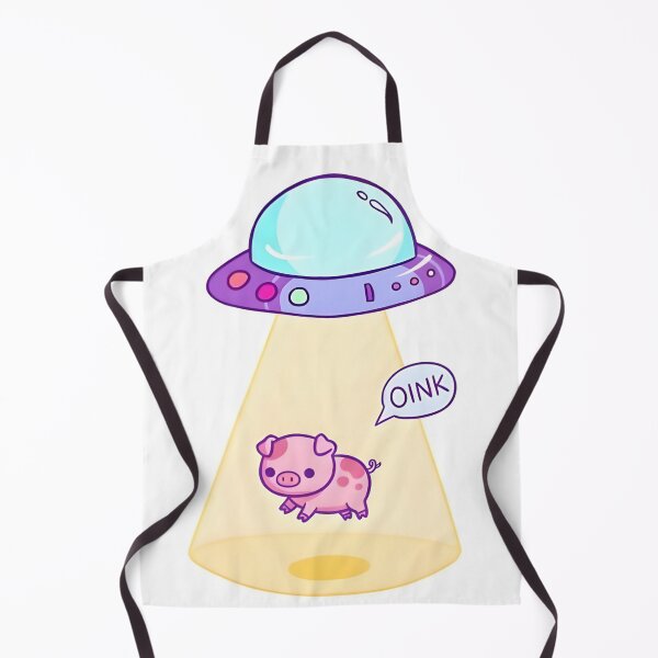 Item preview, Oink taken by alien spaceship designed and sold by Mini Stickers store.