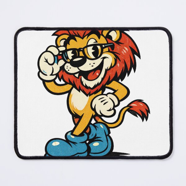 Item preview, Smart Lion – Playful Wisdom designed and sold by ForeverPrintsOK.