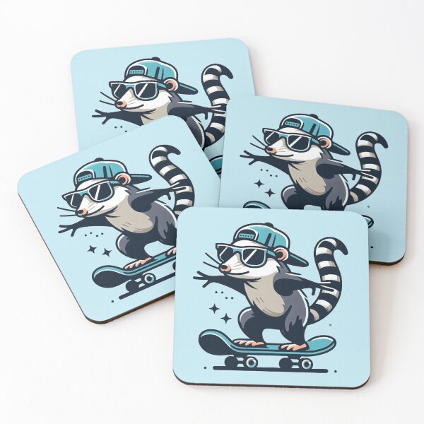 Item preview, Skateboarding Possum – Cool Street Design designed and sold by Dogandesighn.