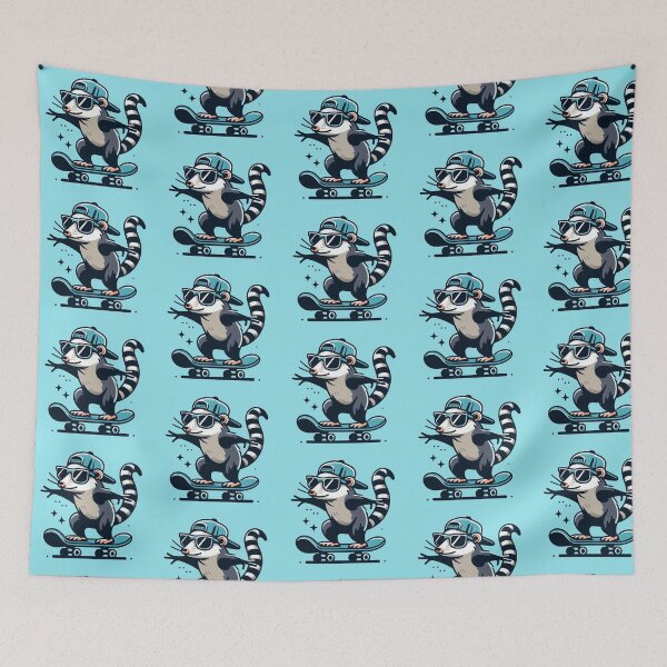 Item preview, Skateboarding Possum – Cool Street Design designed and sold by Dogandesighn.