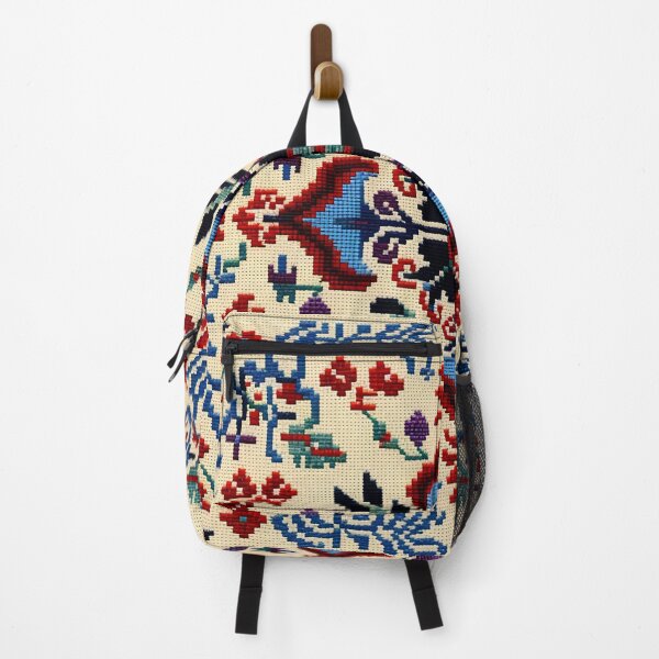 Item preview, Persian Floral Embroidery Pattern – Traditional Cross Stitch Design designed and sold by BrainCurves.