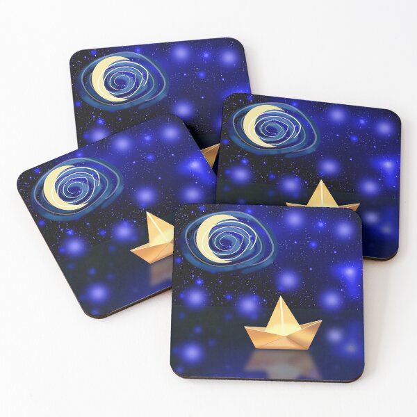 Item preview, Origami Boat Under Starry Night Sky designed and sold by Andrew  Hitchen.