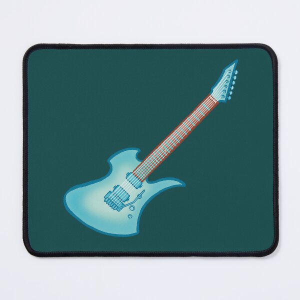 Item preview, Blue green electric guitar  designed and sold by ElectronicCloud.