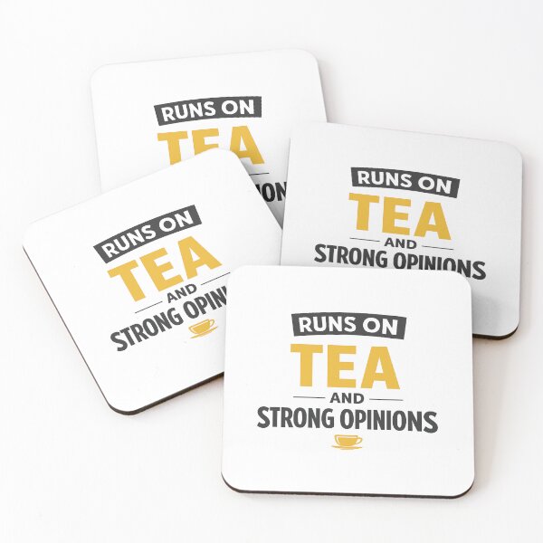 Item preview, Runs On Tea And Strong Opinions Funny Irish Tea Lover Shirt designed and sold by POD DYNASTY.