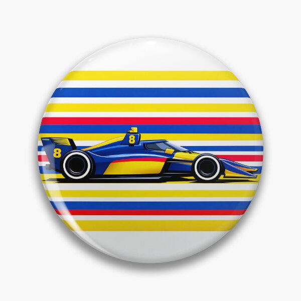 Item preview, 2026 Kyffin Simpson No. 8 IndyCar Side Profile designed and sold by PitWallArt.