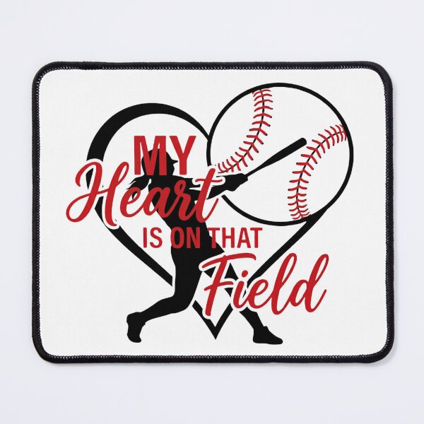 Item preview, My Heart Is On That Field Baseball Shirt | Softball Lover Gift | Baseball Mom Dad Fan Design | Sports Heart Graphic Tee designed and sold by DoodloraStudio.