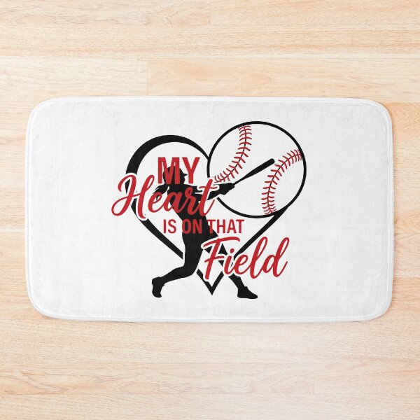Item preview, My Heart Is On That Field Baseball Shirt | Softball Lover Gift | Baseball Mom Dad Fan Design | Sports Heart Graphic Tee designed and sold by DoodloraStudio.