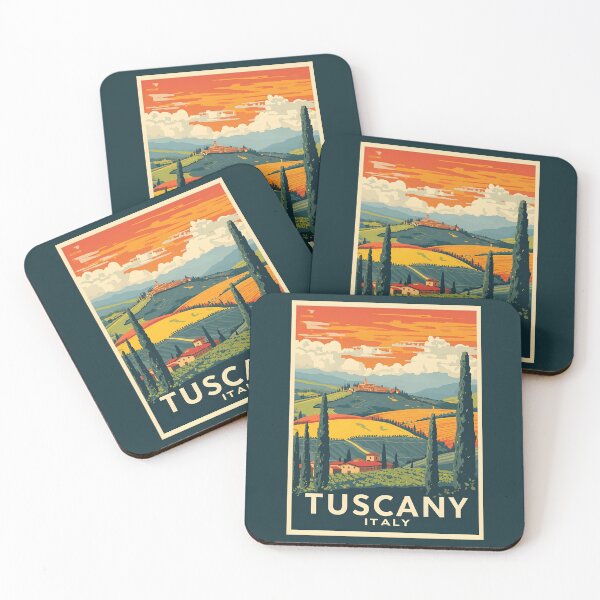 Item preview, A Vintage Illustration of Tuscany - Italy  designed and sold by GoodOldVintage.