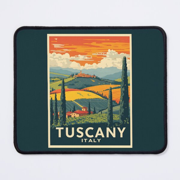 Item preview, A Vintage Illustration of Tuscany - Italy  designed and sold by GoodOldVintage.