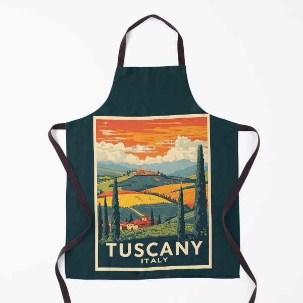 Item preview, A Vintage Illustration of Tuscany - Italy designed and sold by GoodOldVintage.