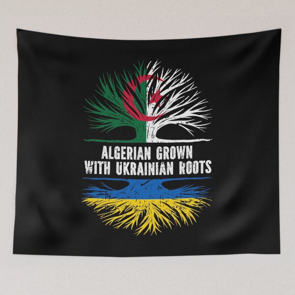 Artikelvorschau, Algerische Flagge mit ukrainischen Wurzeln entworfen und verkauft von CosmoKitsch.