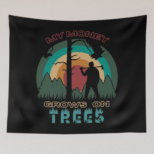 Item preview, My Money Grows On Trees designed and sold by ReuvenStore.