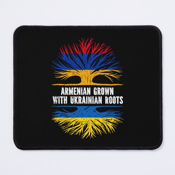 Item preview, Armenian Grown with Ukrainian Roots Flag designed and sold by CosmoKitsch.