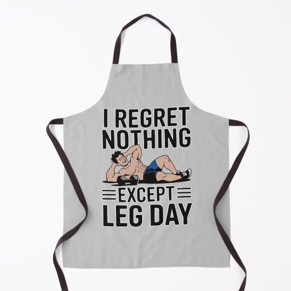 Item preview, Funny Gym T-Shirt "I Regret Nothing Except Leg Day" – Workout Humor Fitness Shirt designed and sold by TeeLabDesign.
