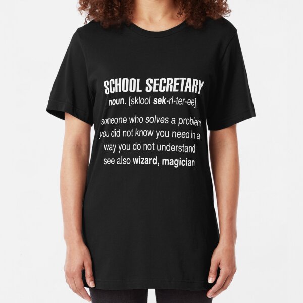 funny school secretary shirts