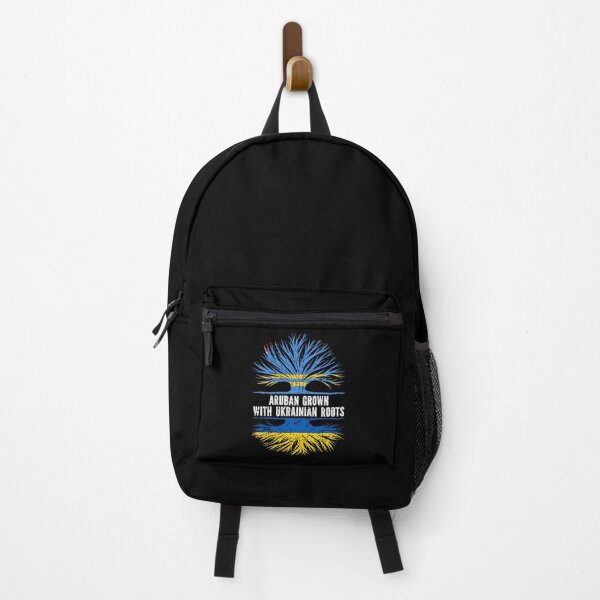 Item preview, Aruban Grown with Ukrainian Roots Flag designed and sold by CosmoKitsch.