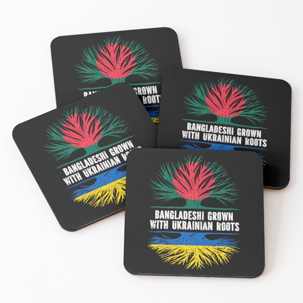 Item preview, Bangladeshi Grown with Ukrainian Roots Flag designed and sold by CosmoKitsch.