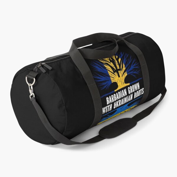 Item preview, Barbadian Grown with Ukrainian Roots Flag designed and sold by CosmoKitsch.