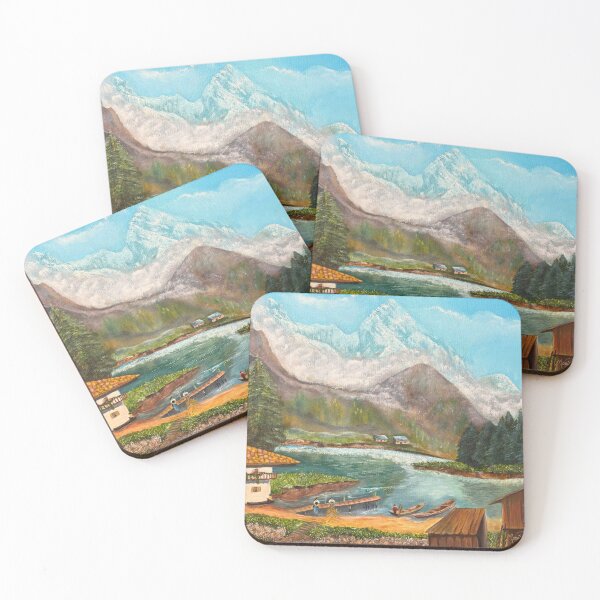Item preview, Fishing Village designed and sold by Monique'sArtStudio.