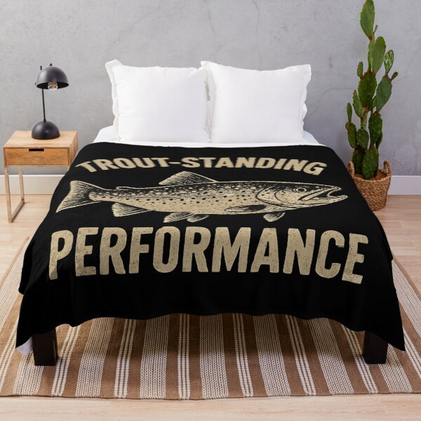 Item preview, Trout Fishing Saying - Trout-standing Performance designed and sold by Pineapple-Tree.