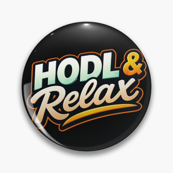 Item preview, HODL & Relax – Minimal Crypto Typography Design designed and sold by Conviction studio.