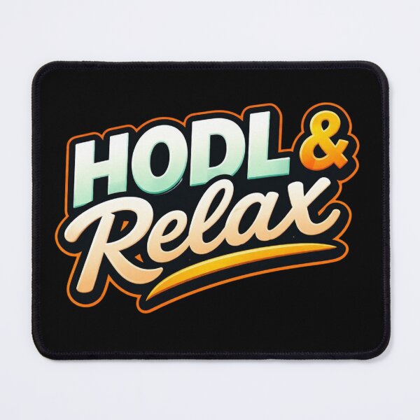 Item preview, HODL & Relax – Minimal Crypto Typography Design designed and sold by Conviction studio.