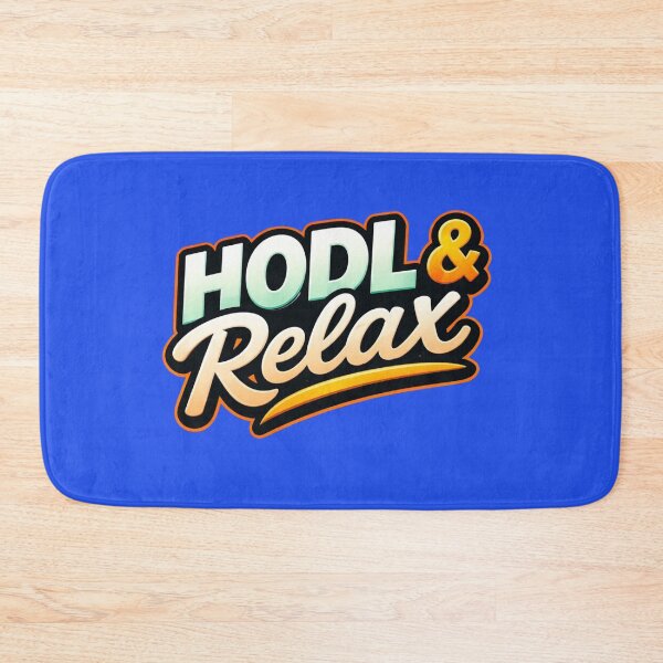 Item preview, HODL & Relax – Minimal Crypto Typography Design designed and sold by Conviction studio.