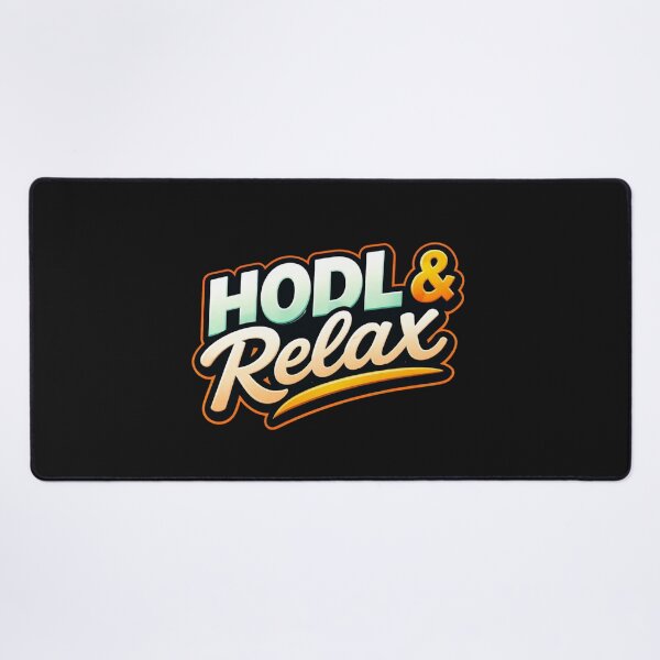 Item preview, HODL & Relax – Minimal Crypto Typography Design designed and sold by Conviction studio.