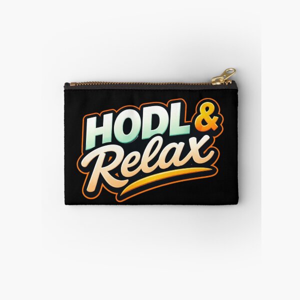 Item preview, HODL & Relax – Minimal Crypto Typography Design designed and sold by Conviction studio.