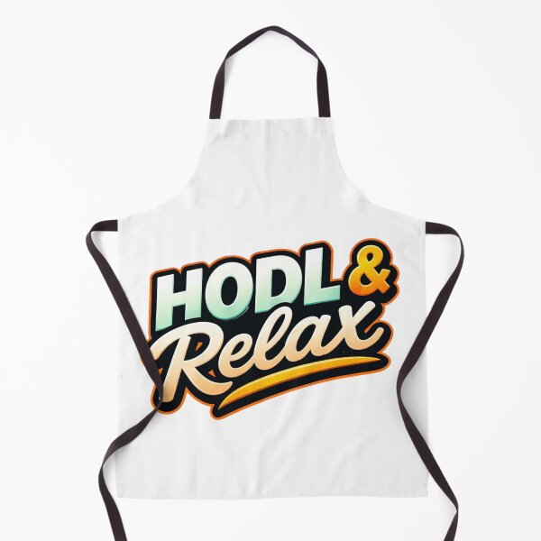 Item preview, HODL & Relax – Minimal Crypto Typography Design designed and sold by Conviction studio.