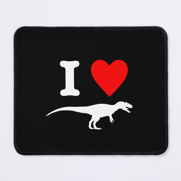 Item preview, I LOVE ALLOSAURUS designed and sold by AnneLogue.