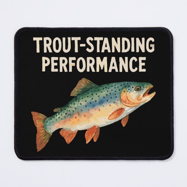Item preview, Trout Watercolor: Trout-standing Performance designed and sold by Pineapple-Tree.