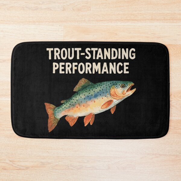 Item preview, Trout Watercolor: Trout-standing Performance designed and sold by Pineapple-Tree.