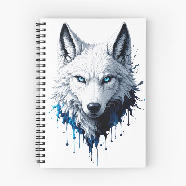 Item preview, Icy Alpha: White Wolf Majesty designed and sold by HezeSethPrints.