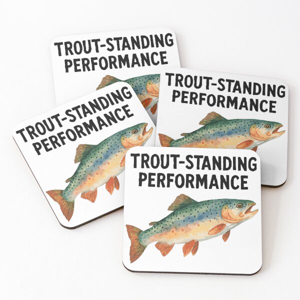Item preview, Trout Watercolor: Trout-standing Performance designed and sold by Pineapple-Tree.