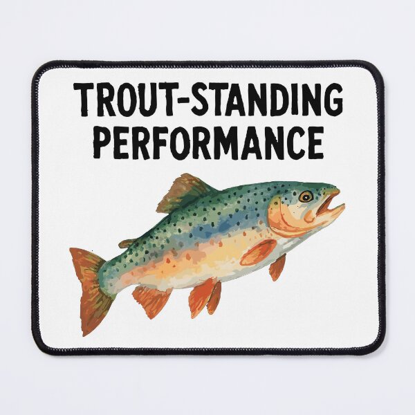 Item preview, Trout Watercolor: Trout-standing Performance designed and sold by Pineapple-Tree.