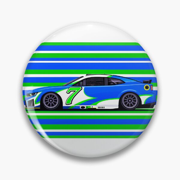 Item preview, 2026 Daniel Suarez #7 Nascar Side Profile designed and sold by PitWallArt.